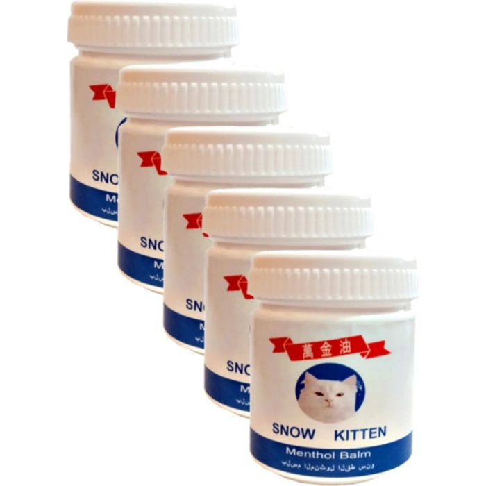Hintohu Menthol Balm Snow Kitten 50 ml 5 Adet Toplam 250 ml