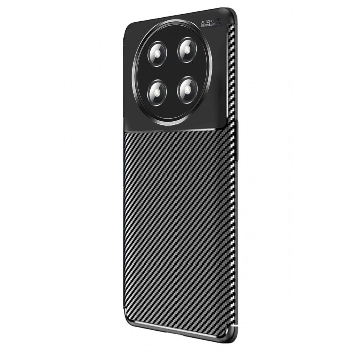 Honor Magic 7 Lite Uyumlu Kılıf Auto Focus Karbon Kapak - Siyah