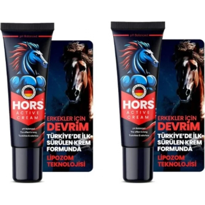 Hors Active Cream Erkekler İçin Krem 50 ml - 2 Adet