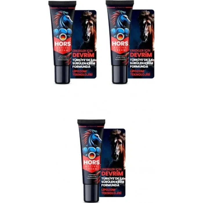 Hors Active Cream Krem 50  ml x 3 Adet