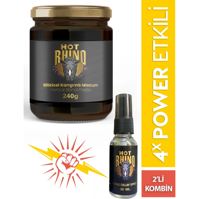 Hot Rhino Ballı Atom 240GR ve 1 Adet Gec Sprey