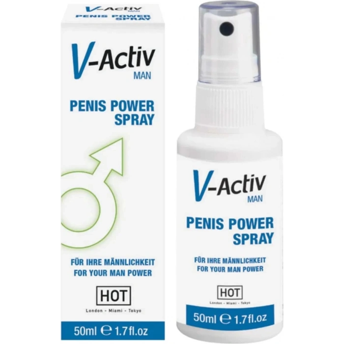 Hot V-Activ For Men Erkeklere Özel Bakım Spreyi 50ML