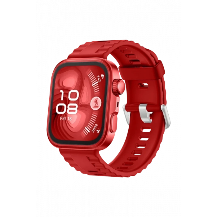 Huawei Fit 4 Nova Silikon Kordon - Kırmızı