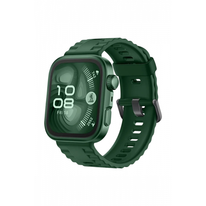 Huawei Fit 4 Nova Silikon Kordon - Koyu Yeşil