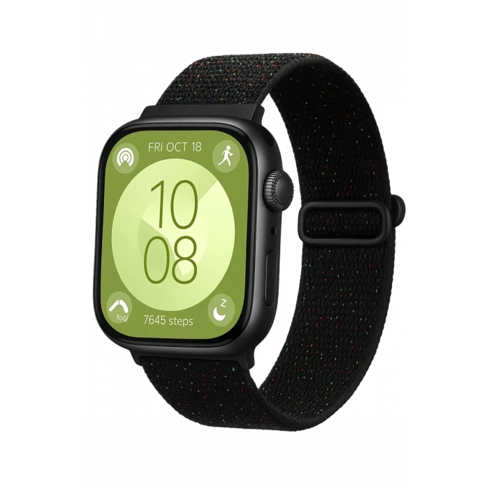 Huawei Fit 4 Star Kordon - Benekli Siyah