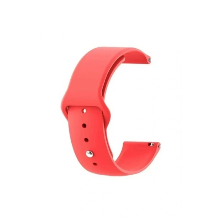 Huawei GT4 41mm 18mm Klasik Kordon - Kırmızı
