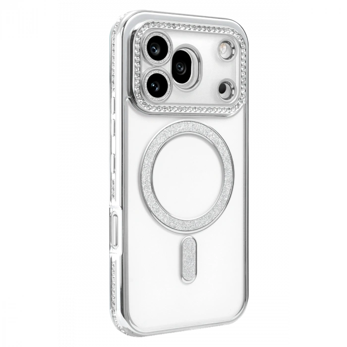 Huawei Honor 600 Pro Joke Simli Magneticsafe Kılıf - Gümüş