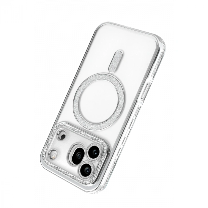 Huawei Honor 600 Pro Joke Simli Magneticsafe Kılıf - Gümüş