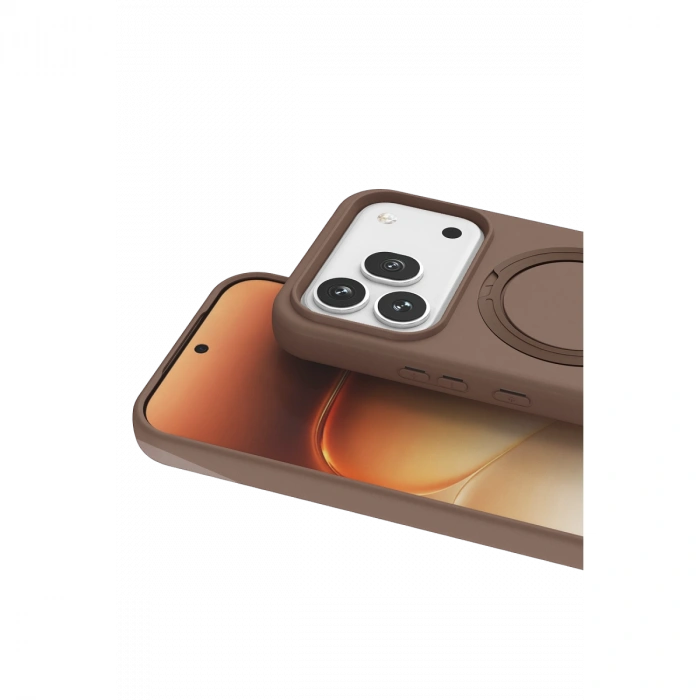 Huawei Honor 600 Pro Regal Magsafe Standlı Kapak - Çöl Titanyum