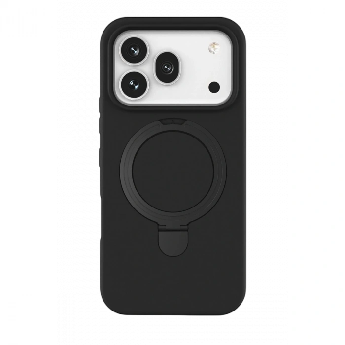 Huawei Honor 600 Pro Regal Magsafe Standlı Kapak - Siyah