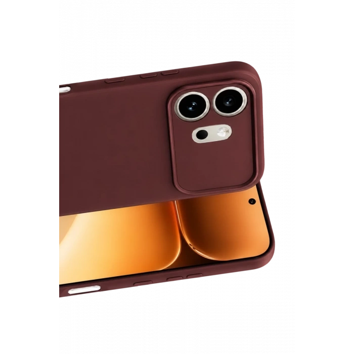 Huawei Honor 600 Uyumlu First Silikon - Bordo