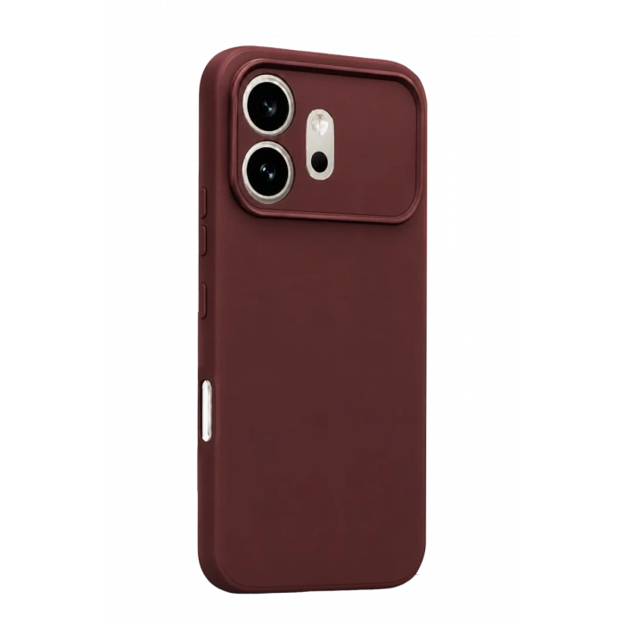 Huawei Honor 600 Uyumlu First Silikon - Bordo