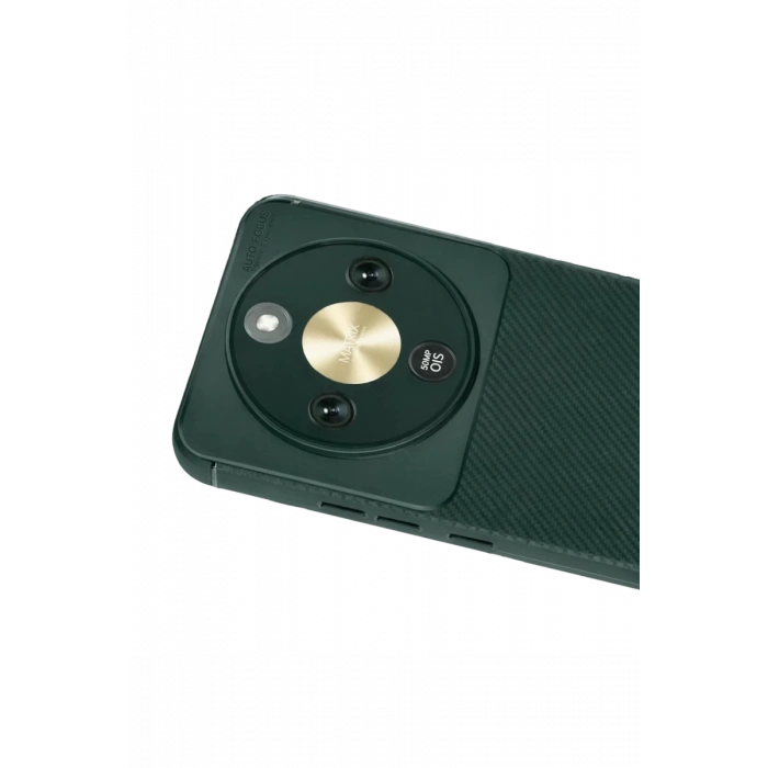 Huawei Honor Magic 8 Lite Auto Focus Karbon Kapak - Koyu Yeşil