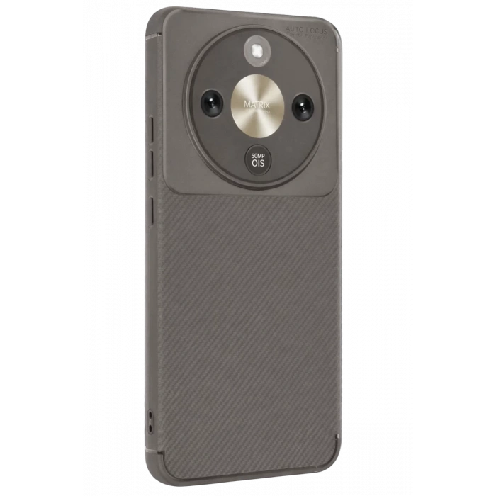 Huawei Honor Magic 8 Lite Uyumlu Auto Focus Karbon Kapak - Gri