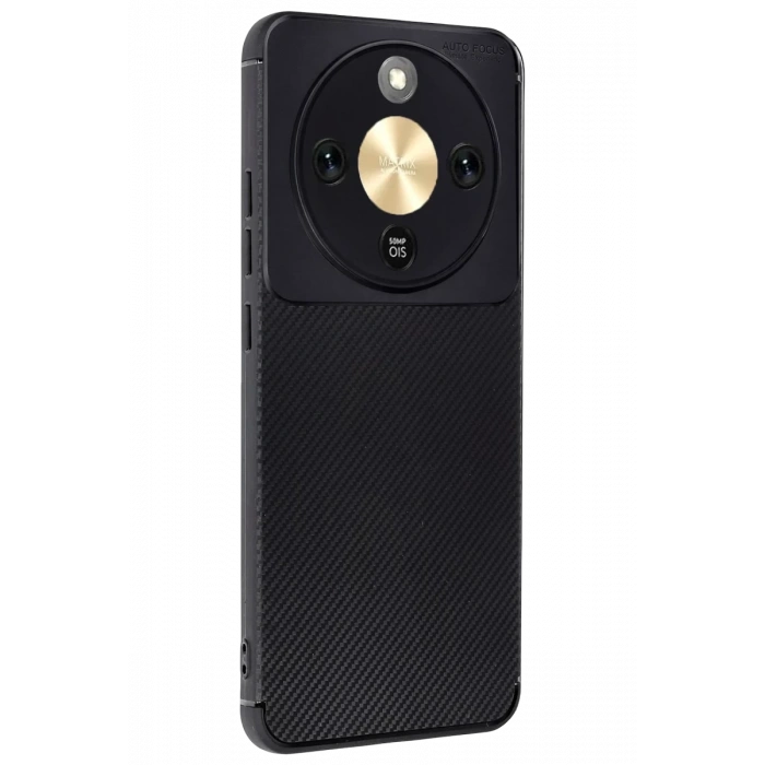 Huawei Honor Magic 8 Lite Uyumlu Auto Focus Karbon Kapak - Siyah