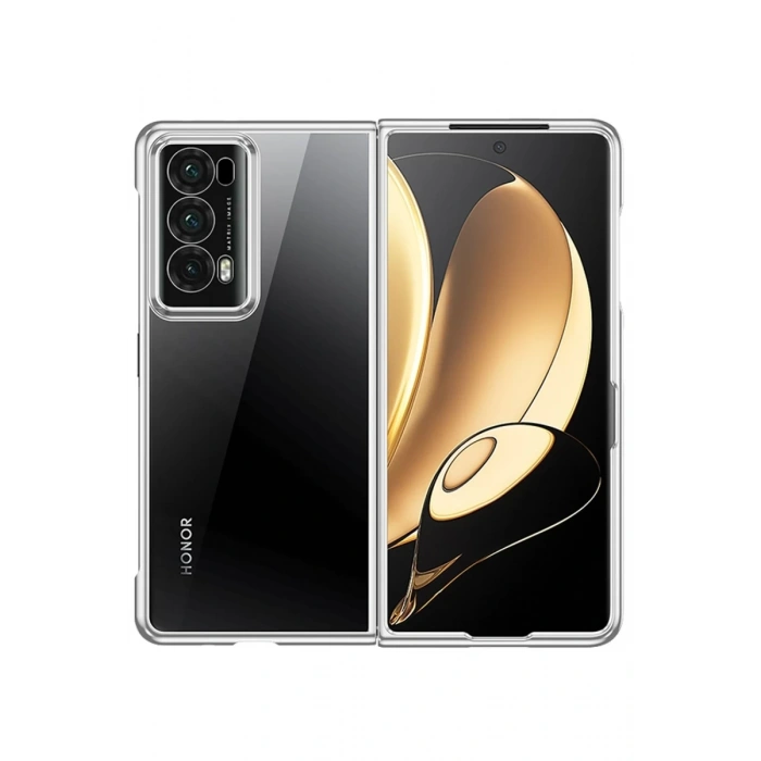 Huawei Honor Magic V2 Uyumlu Kılıf Jasper Kapak - Siyah