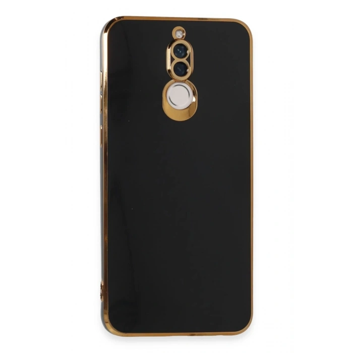 Huawei Mate 10 Lite Uyumlu Kılıf Volet Silikon - Siyah