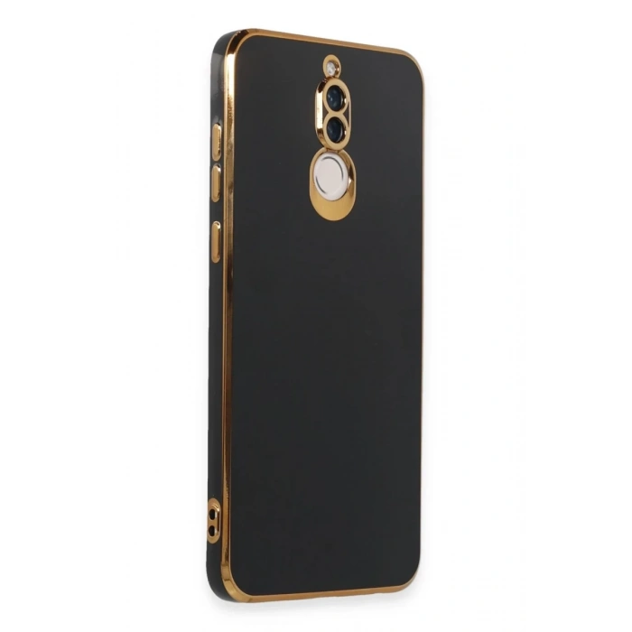 Huawei Mate 10 Lite Uyumlu Kılıf Volet Silikon - Siyah