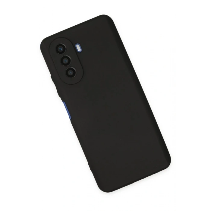 Huawei Nova Y70 Uyumlu Kılıf First Silikon - Siyah