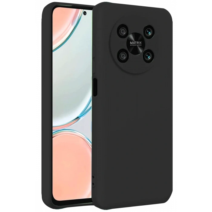 Huawei Nova Y90 Uyumlu Kılıf First Silikon - Siyah