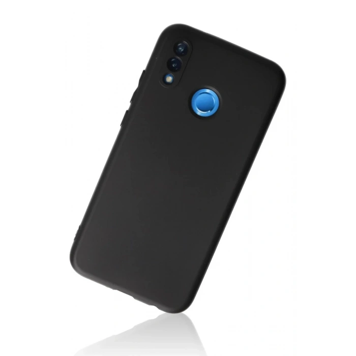 Huawei P20 Lite Uyumlu Kılıf First Silikon - Siyah