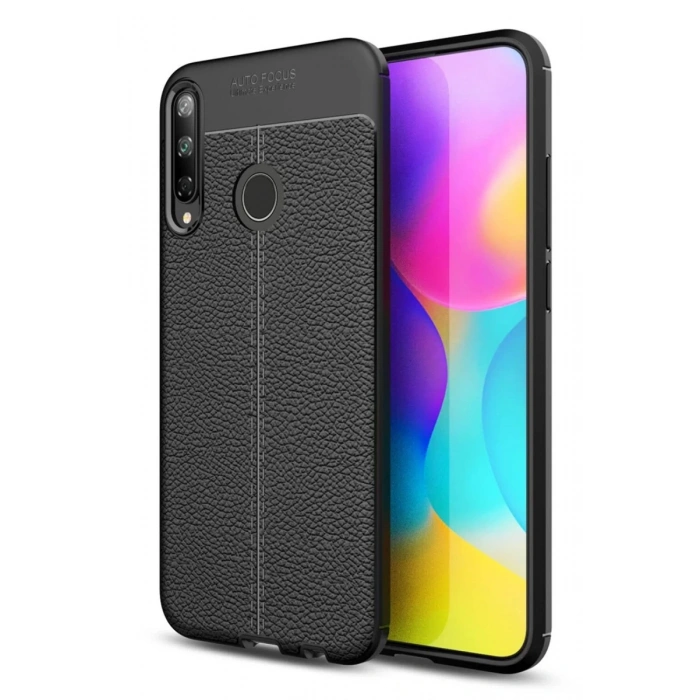 Huawei P40 Lite Uyumlu E Kılıf Auto Focus Kapak - Siyah