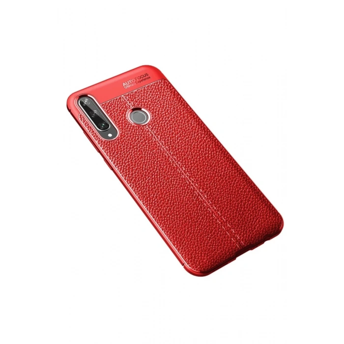 Huawei Y6P Uyumlu Kılıf Auto Focus Kapak - Kırmızı