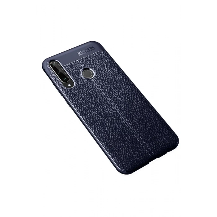 Huawei Y6P Uyumlu Kılıf Auto Focus Kapak - Lacivert