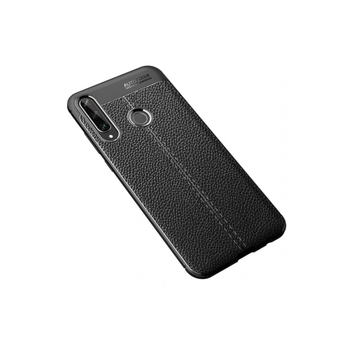 Huawei Y6P Uyumlu Kılıf Auto Focus Kapak - Siyah