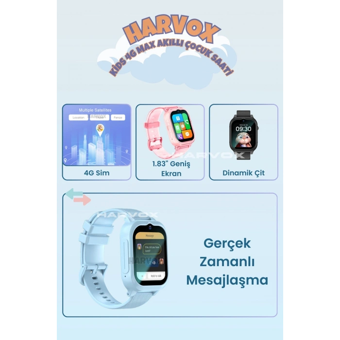 HX Kids 4G Max Akıllı Çocuk Saati