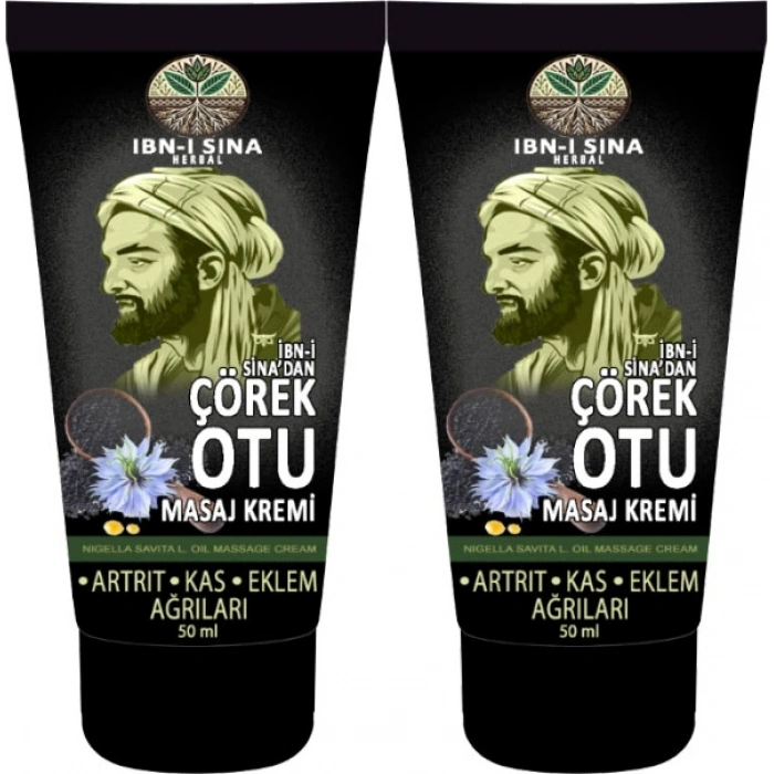 Ibn-I Sina Çörek Otu Kremi 2 Adet 50 ml / Masaj Kremi