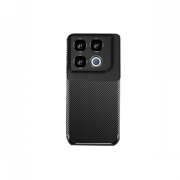 İnfinix GT 20 Pro Kılıf Auto Focus Karbon Kapak - Siyah