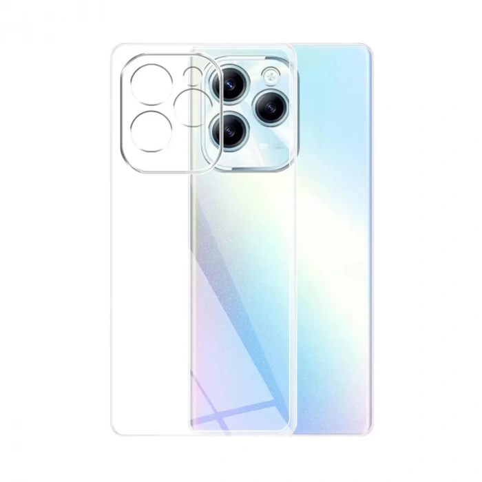 İnfinix Hot 40i Uyumlu Kılıf Lüx Şeffaf Silikon