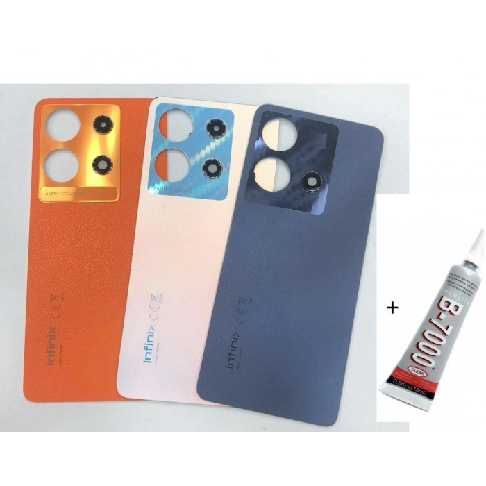 İNFİNİX NOTE 30 Uyumlu Arka Batarya Pil Kapağı SİYAH (B70