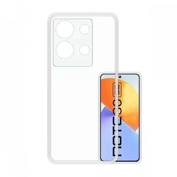 İnfinix Note 30 Uyumlu Kılıf Lüx Şeffaf Silikon