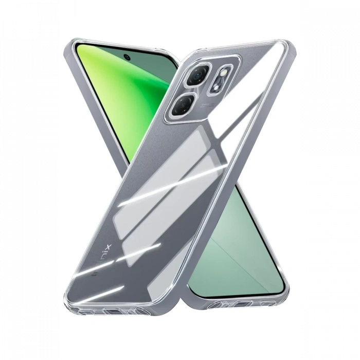 İnfinix Smart 9 Uyumlu Kılıf Lüx Şeffaf Silikon