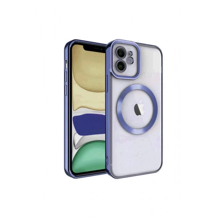 Apple iPhone 11 Kılıf Kross Magneticsafe Kapak - Lacivert