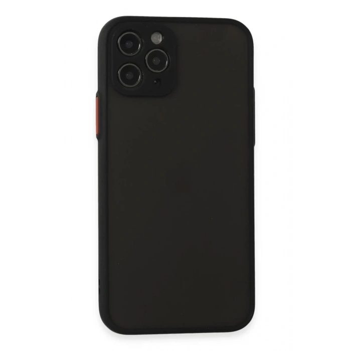 Apple iPhone 11 Pro Kılıf Montreal Silikon Kapak - Siyah