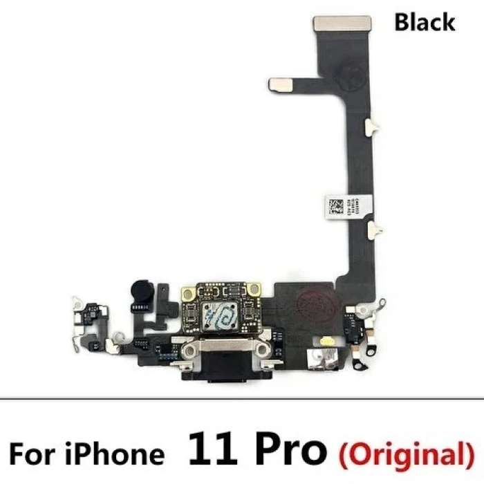 Iphone 11 Pro Uyumlu Full Şarj Soketi (ORJ) Siyah