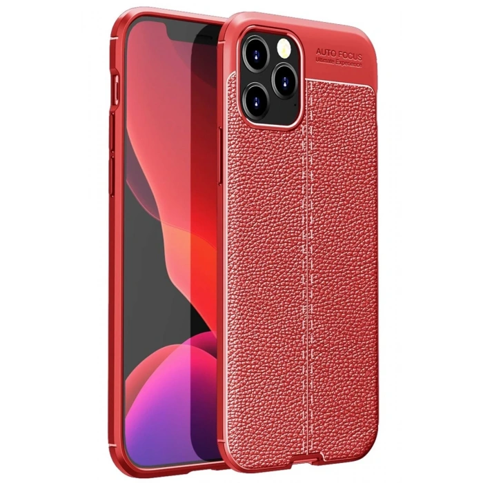 Apple iPhone 12 Pro Kılıf Auto Focus Kapak - Kırmızı