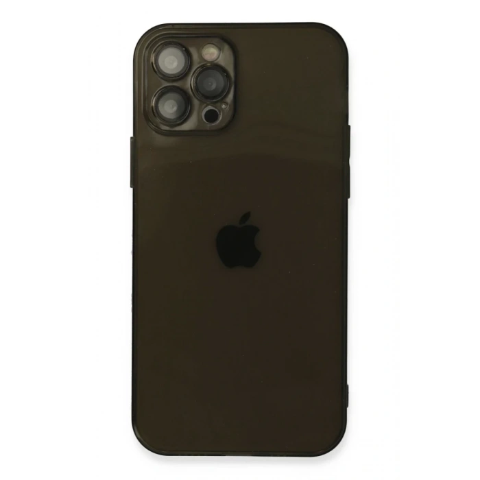 Apple iPhone 12 Pro Kılıf Fly Lens Silikon - Siyah