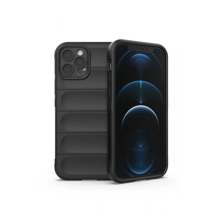 Apple iPhone 12 Pro Kılıf Optimum Silikon - Siyah