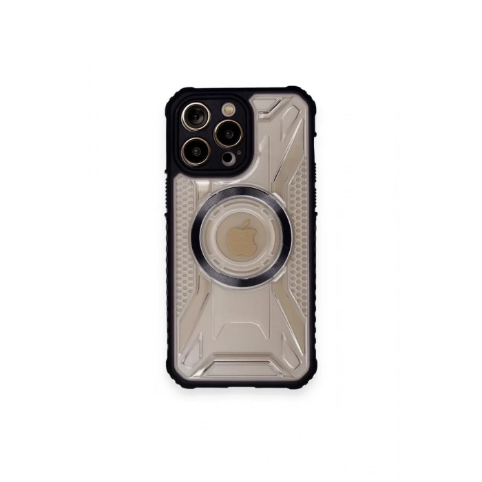 Apple iPhone 12 Pro Max Kılıf Prag Magneticsafe Kapak - Siyah