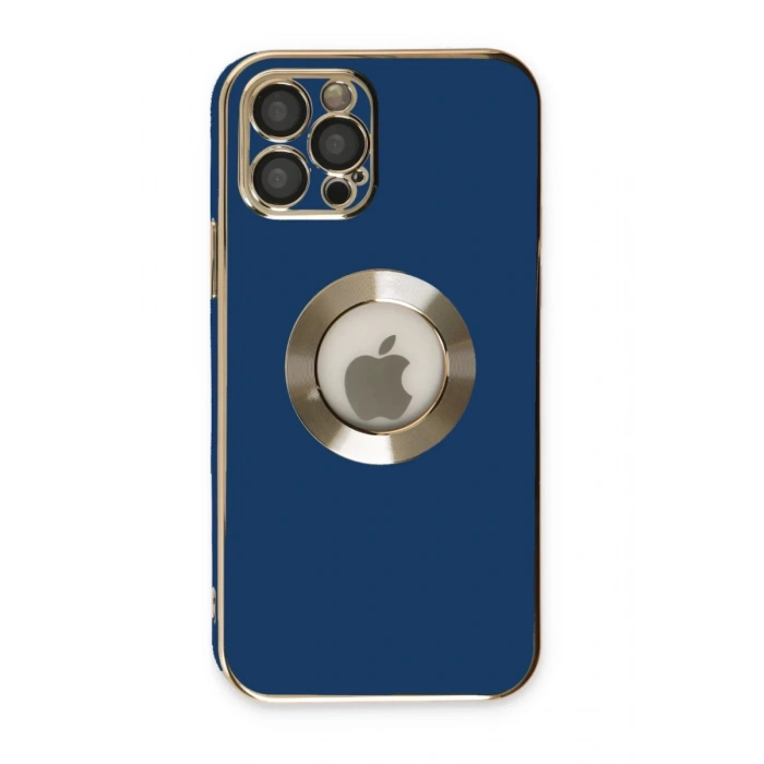 Apple iPhone 12 Pro Max Kılıf Store Silikon - Mavi