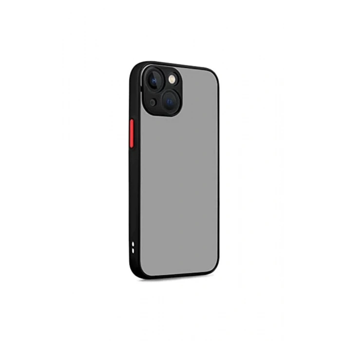 Apple iPhone 13 Kılıf Montreal Silikon Kapak - Siyah