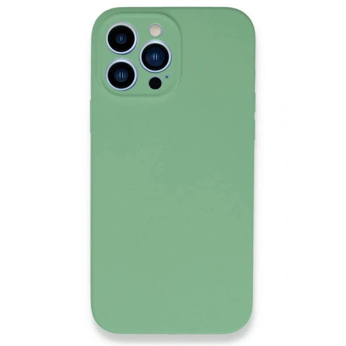 Apple iPhone 13 Pro Kılıf Lansman Legant Silikon - Yeşil