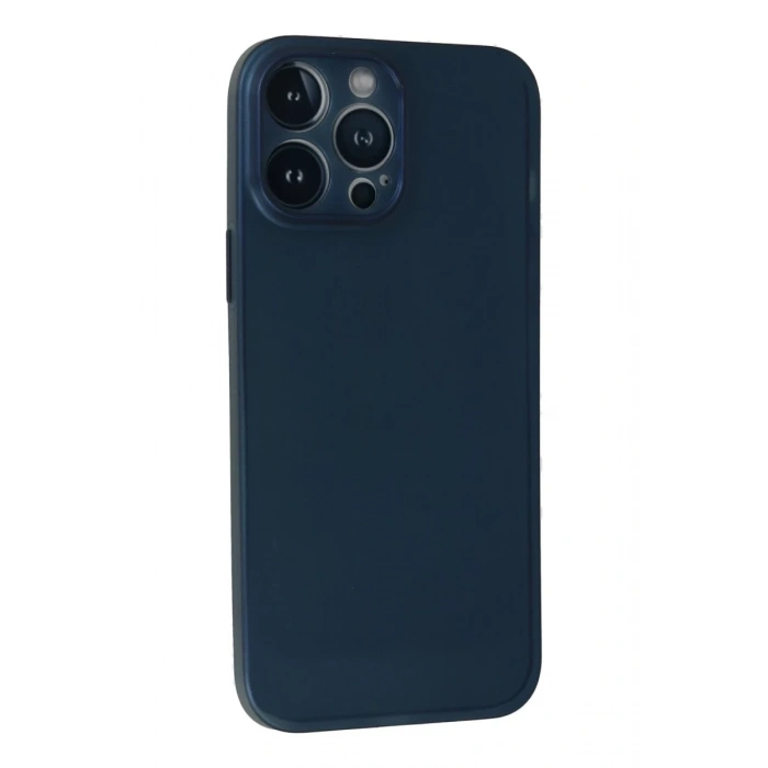 Apple iPhone 13 Pro Kılıf PP Ultra İnce Kapak - Mavi