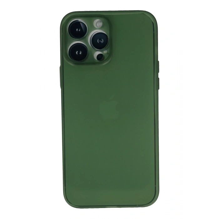 Apple iPhone 13 Pro Kılıf PP Ultra İnce Kapak - Yeşil