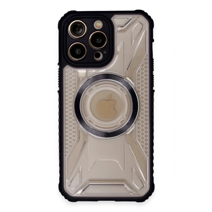 Apple iPhone 13 Pro Max Kılıf Prag Magneticsafe Kapak - Siyah