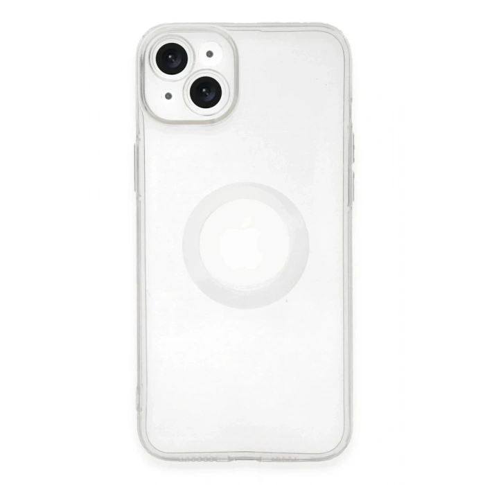 Apple iPhone 14 Plus Kılıf Santa Lens Silikon - Şeffaf